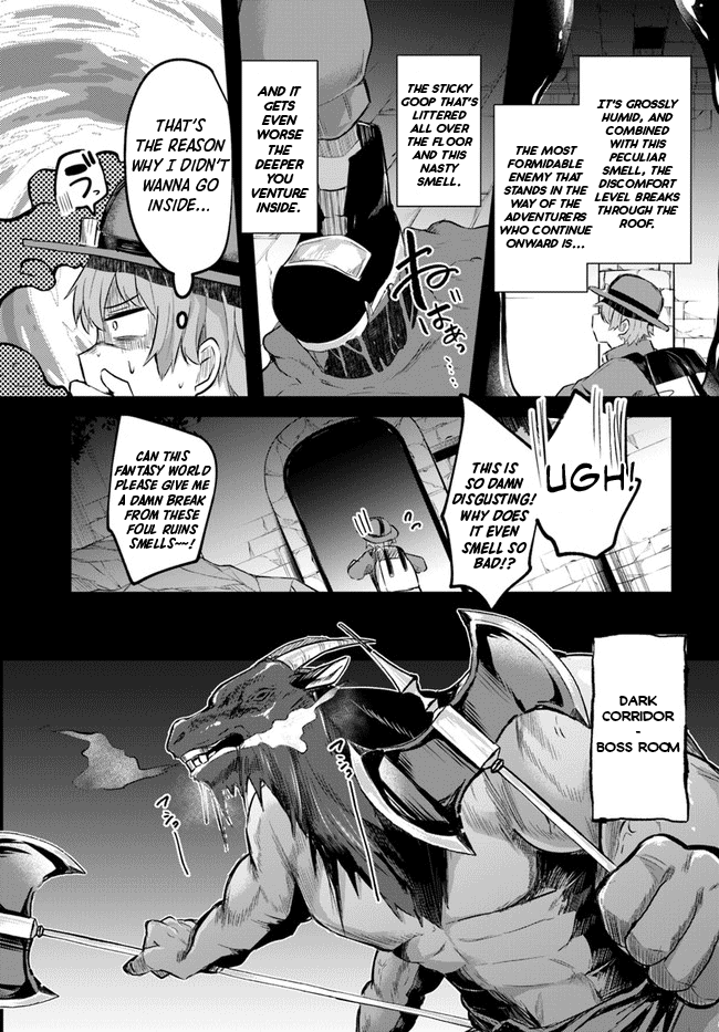 After School Labyrinth Adventurer ~I'm Now Able to Go Back and Forth Between Japan and Another World, and I'll Work Hard to Level Up~ Chapter 1 page 6 - Chapter 1: Helping a Slave in the Dungeon