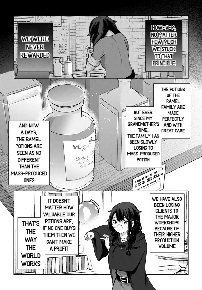 After School Labyrinth Adventurer ~I'm Now Able to Go Back and Forth Between Japan and Another World, and I'll Work Hard to Level Up~ Chapter 10.5 page 4 - Chapter 10.5: The Struggles of a Potion Master 1