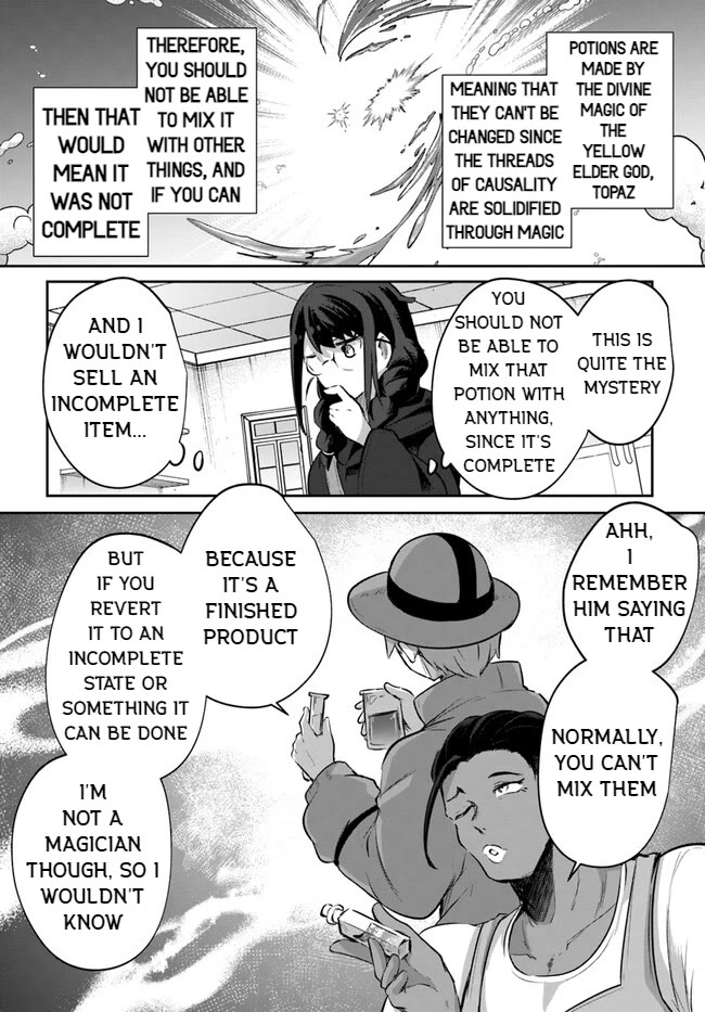 After School Labyrinth Adventurer ~I'm Now Able to Go Back and Forth Between Japan and Another World, and I'll Work Hard to Level Up~ Chapter 10.6 page 23 - Chapter 10.6: The Struggles of a Potion Master 2