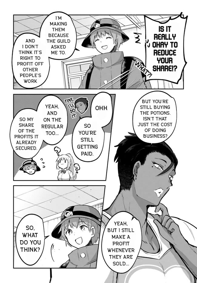 After School Labyrinth Adventurer ~I'm Now Able to Go Back and Forth Between Japan and Another World, and I'll Work Hard to Level Up~ Chapter 11 page 10 - Chapter 11: Miracle Potion, The Dark-Skinned Manager Summoned!