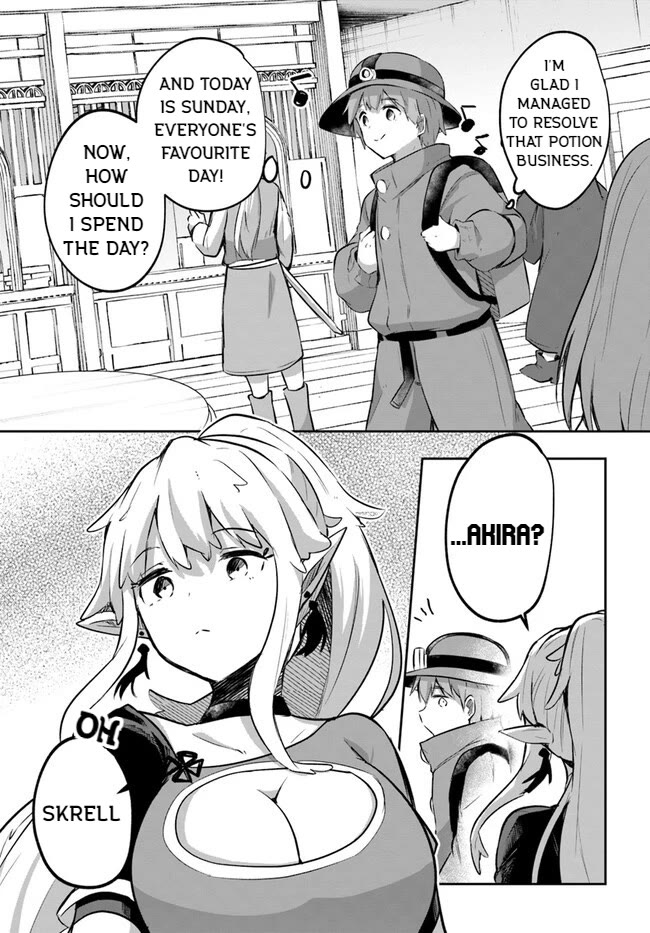 After School Labyrinth Adventurer ~I'm Now Able to Go Back and Forth Between Japan and Another World, and I'll Work Hard to Level Up~ Chapter 11 page 13 - Chapter 11: Miracle Potion, The Dark-Skinned Manager Summoned!