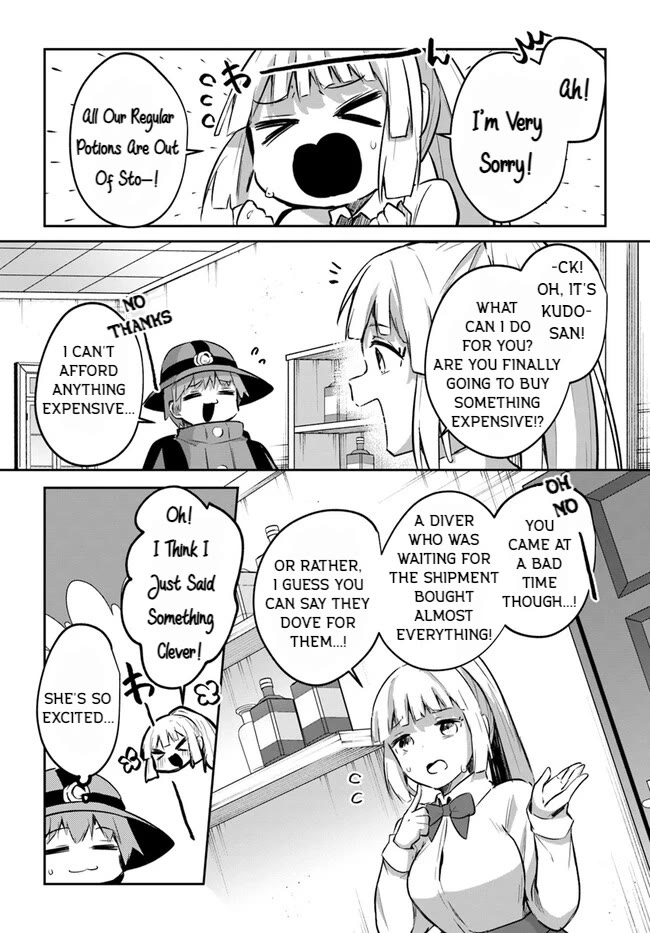After School Labyrinth Adventurer ~I'm Now Able to Go Back and Forth Between Japan and Another World, and I'll Work Hard to Level Up~ Chapter 11 page 2 - Chapter 11: Miracle Potion, The Dark-Skinned Manager Summoned!