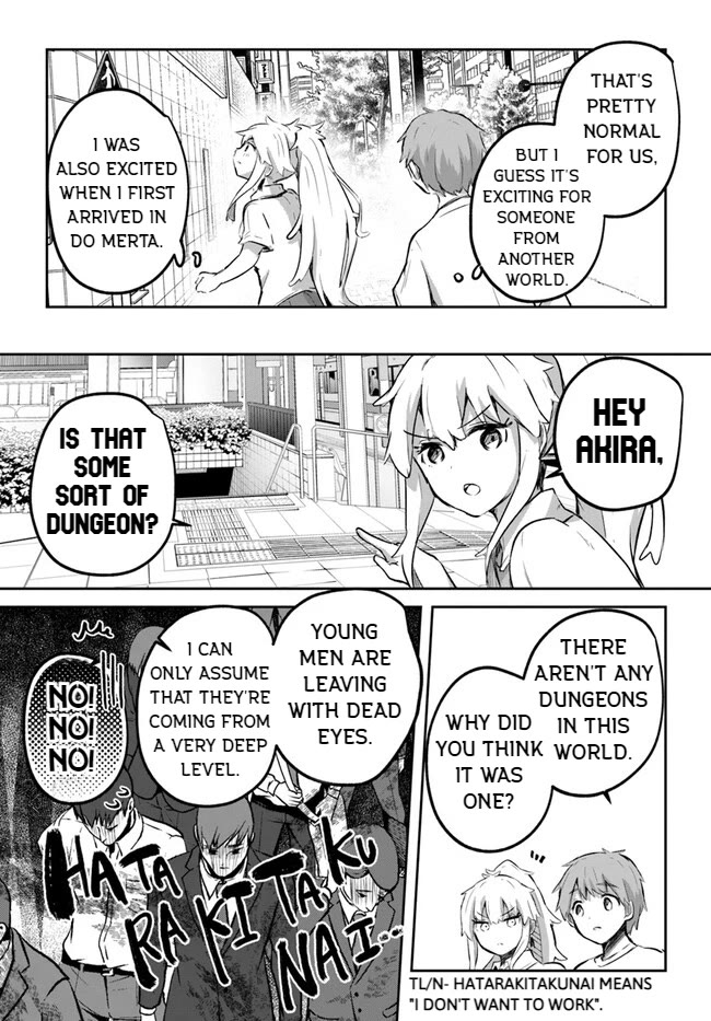 After School Labyrinth Adventurer ~I'm Now Able to Go Back and Forth Between Japan and Another World, and I'll Work Hard to Level Up~ Chapter 12 page 17 - Chapter 12: Let's Go To Modern Japan