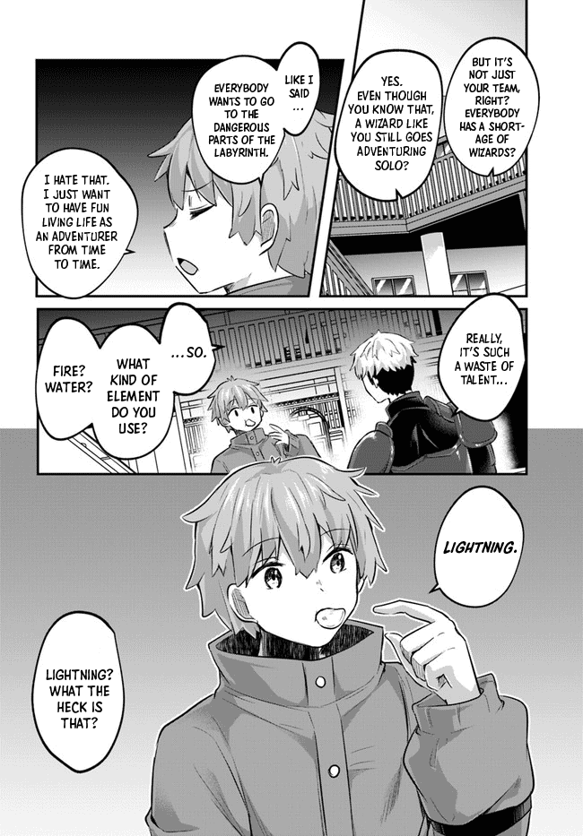 After School Labyrinth Adventurer ~I'm Now Able to Go Back and Forth Between Japan and Another World, and I'll Work Hard to Level Up~ Chapter 2 page 12 - Chapter 2: Solicitation After Eating Potato Chips at the Adventurer's Guild