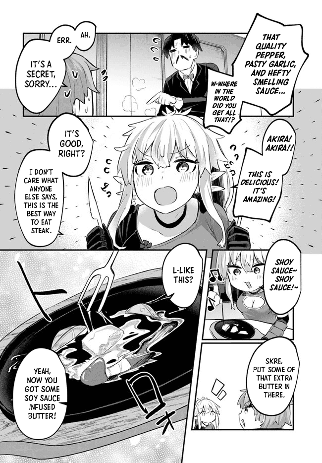 After School Labyrinth Adventurer ~I'm Now Able to Go Back and Forth Between Japan and Another World, and I'll Work Hard to Level Up~ Chapter 3 page 14 - Chapter 3: Steak With Black Pepper, Grated Garlic, and Soy Sauce