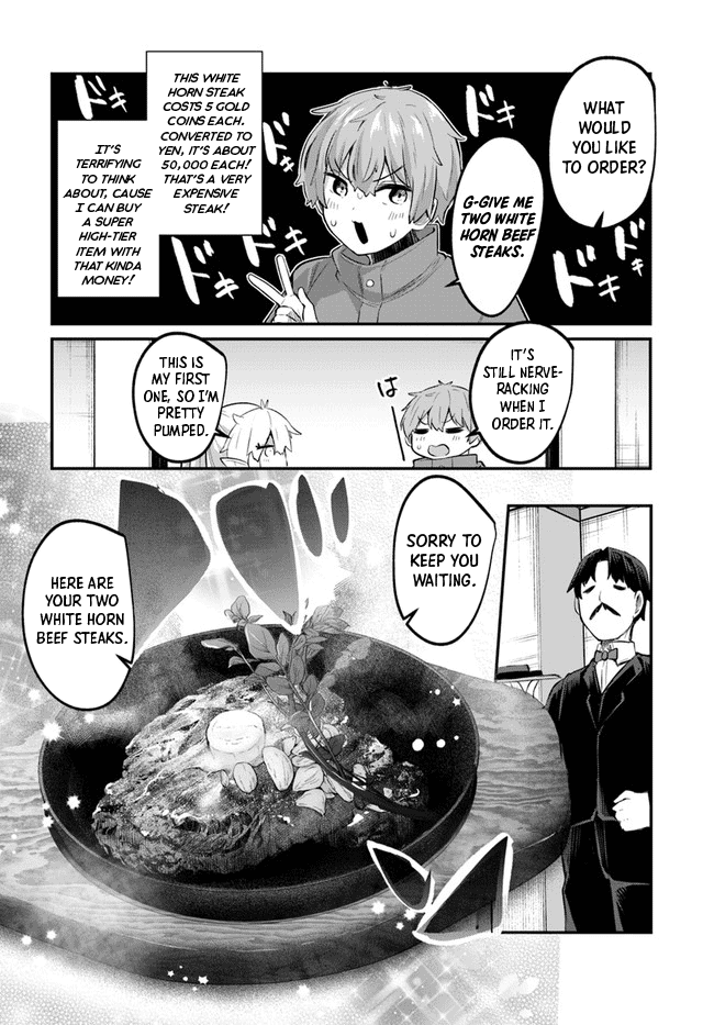After School Labyrinth Adventurer ~I'm Now Able to Go Back and Forth Between Japan and Another World, and I'll Work Hard to Level Up~ Chapter 3 page 8 - Chapter 3: Steak With Black Pepper, Grated Garlic, and Soy Sauce
