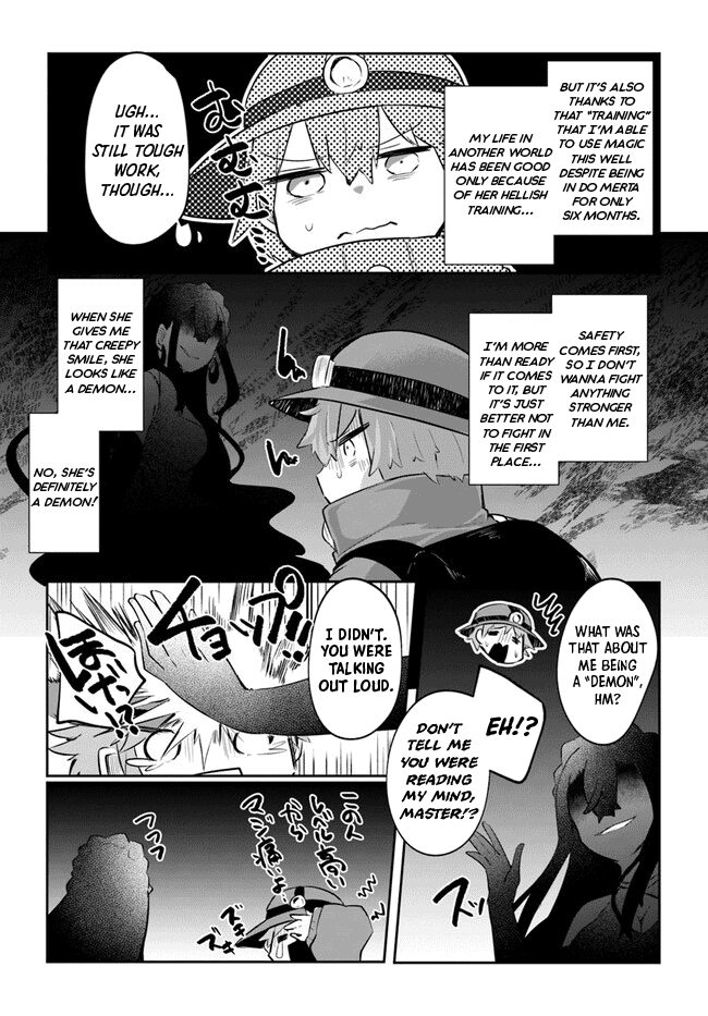After School Labyrinth Adventurer ~I'm Now Able to Go Back and Forth Between Japan and Another World, and I'll Work Hard to Level Up~ Chapter 5 page 8 - Chapter 5: My Magic Master Isn't Human, Though?
