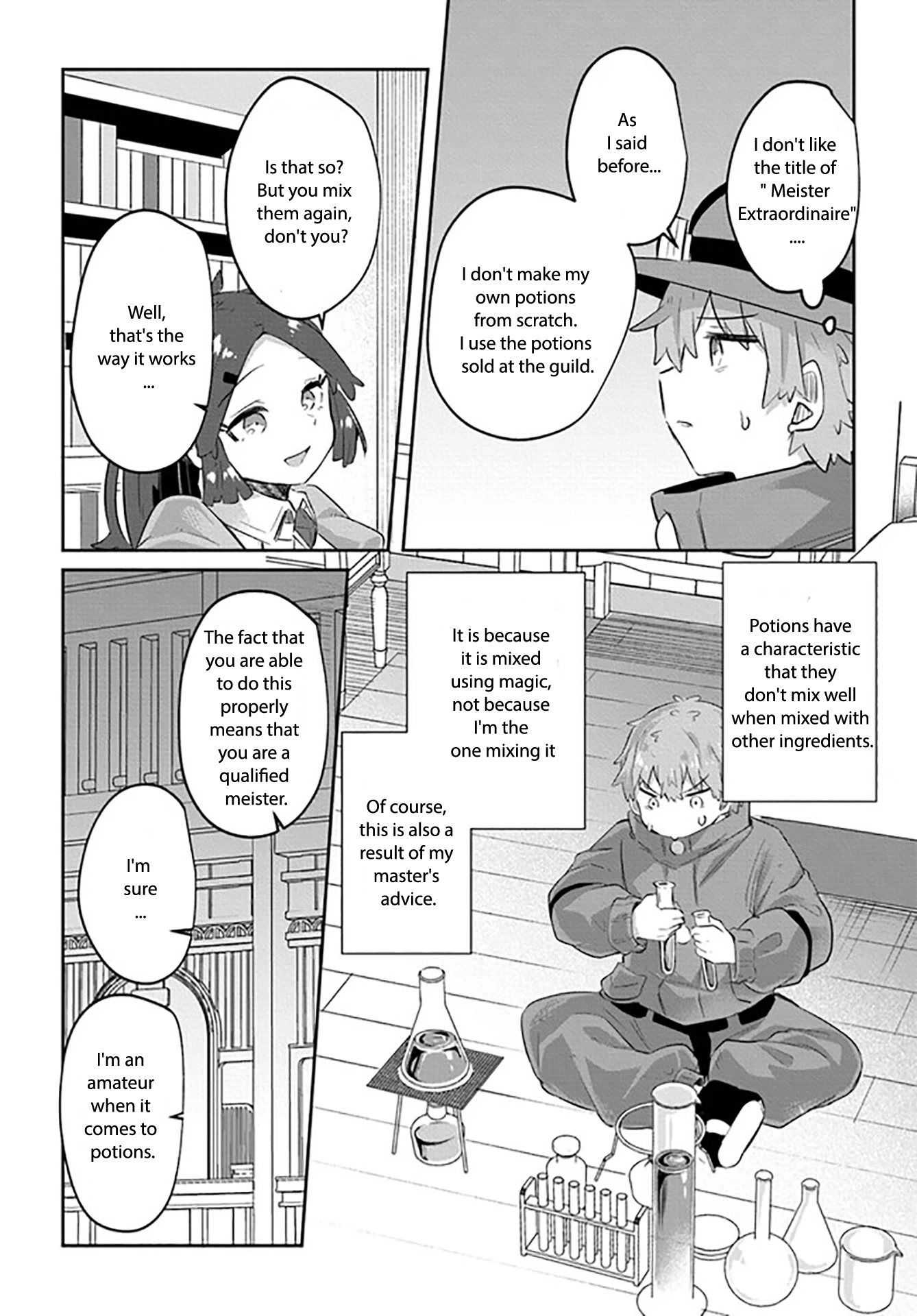 After School Labyrinth Adventurer ~I'm Now Able to Go Back and Forth Between Japan and Another World, and I'll Work Hard to Level Up~ Chapter 7 page 17 - Chapter 7: Can you make potions? No... yes, that's a lie. I can make them.