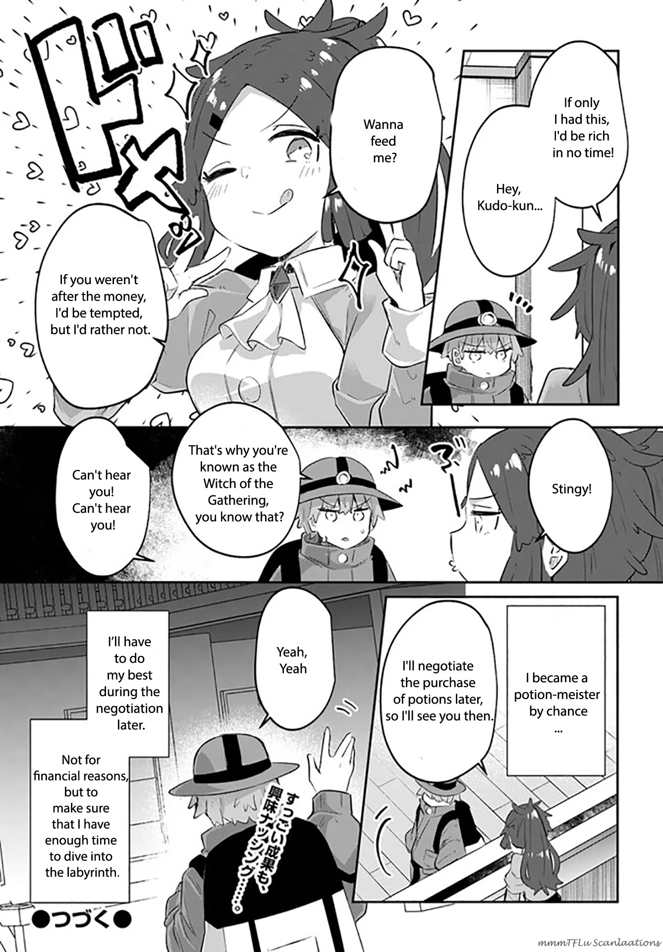 After School Labyrinth Adventurer ~I'm Now Able to Go Back and Forth Between Japan and Another World, and I'll Work Hard to Level Up~ Chapter 7 page 18 - Chapter 7: Can you make potions? No... yes, that's a lie. I can make them.