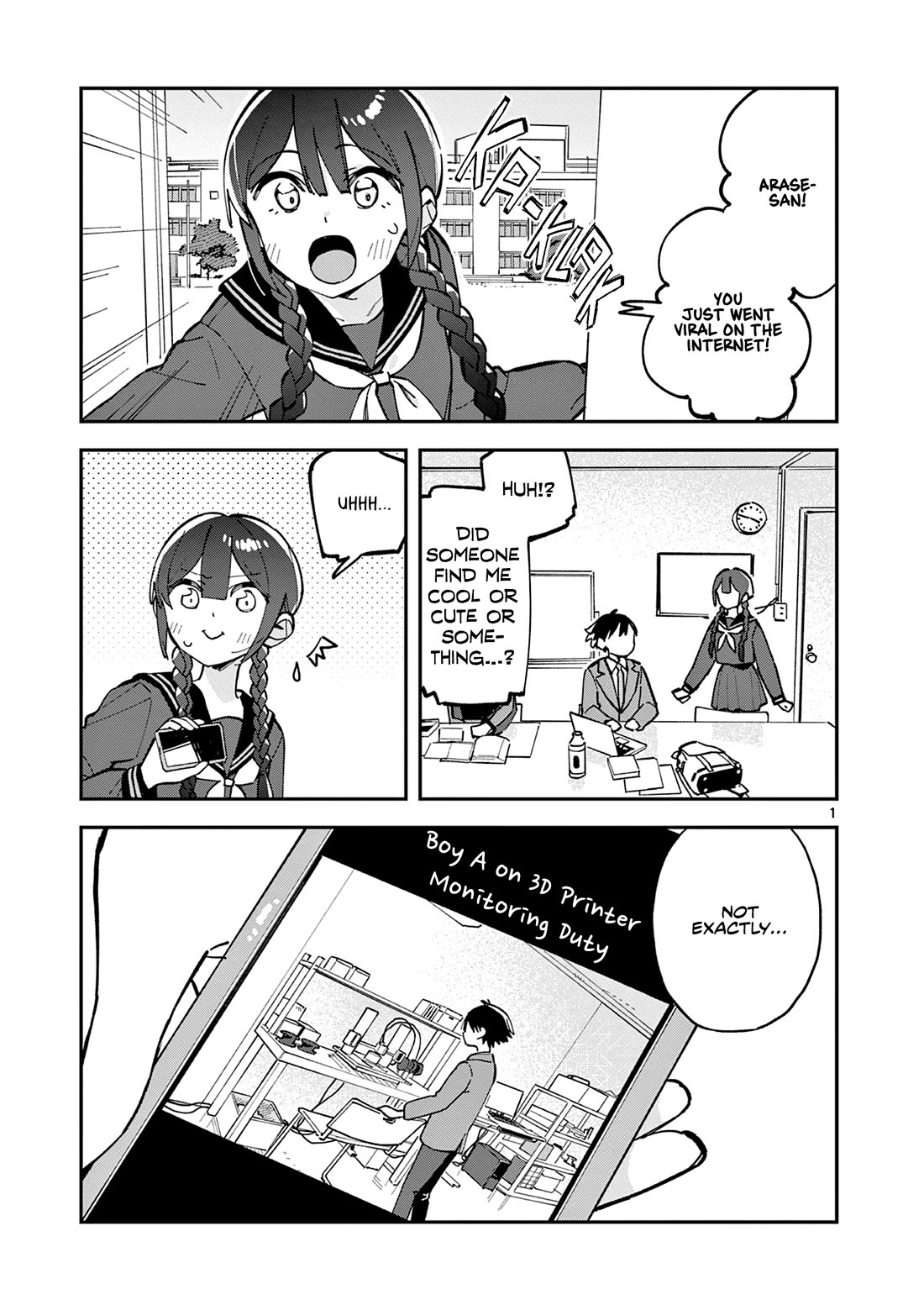 After School, We Wander in Space Chapter 19 page 1 - Chapter 19
