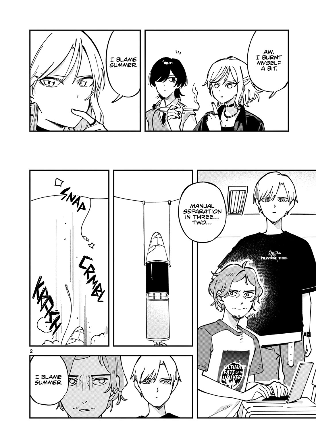 After School, We Wander in Space Chapter 37 page 2 - Chapter 37