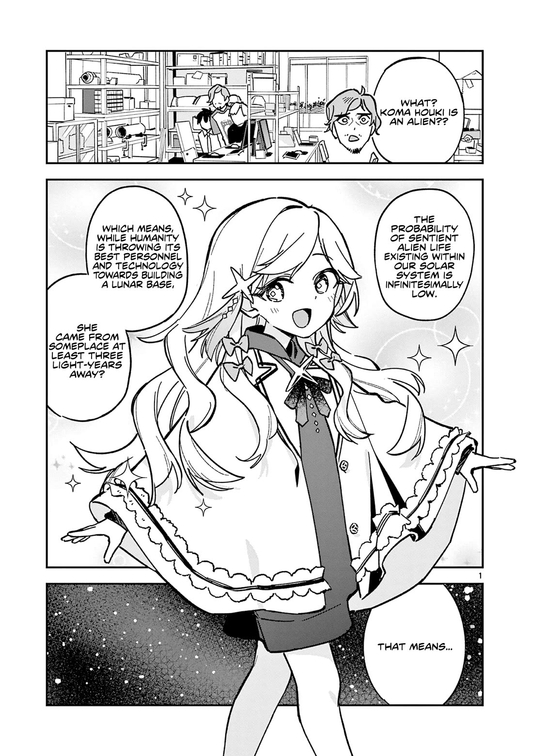 After School, We Wander in Space Chapter 45 page 1 - Chapter 45