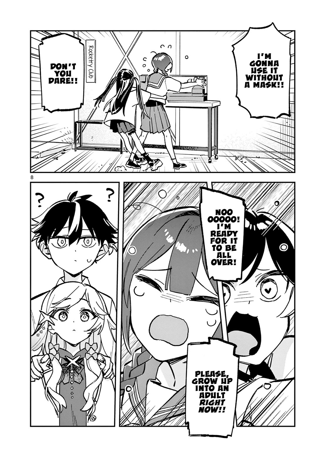After School, We Wander in Space Chapter 45 page 8 - Chapter 45