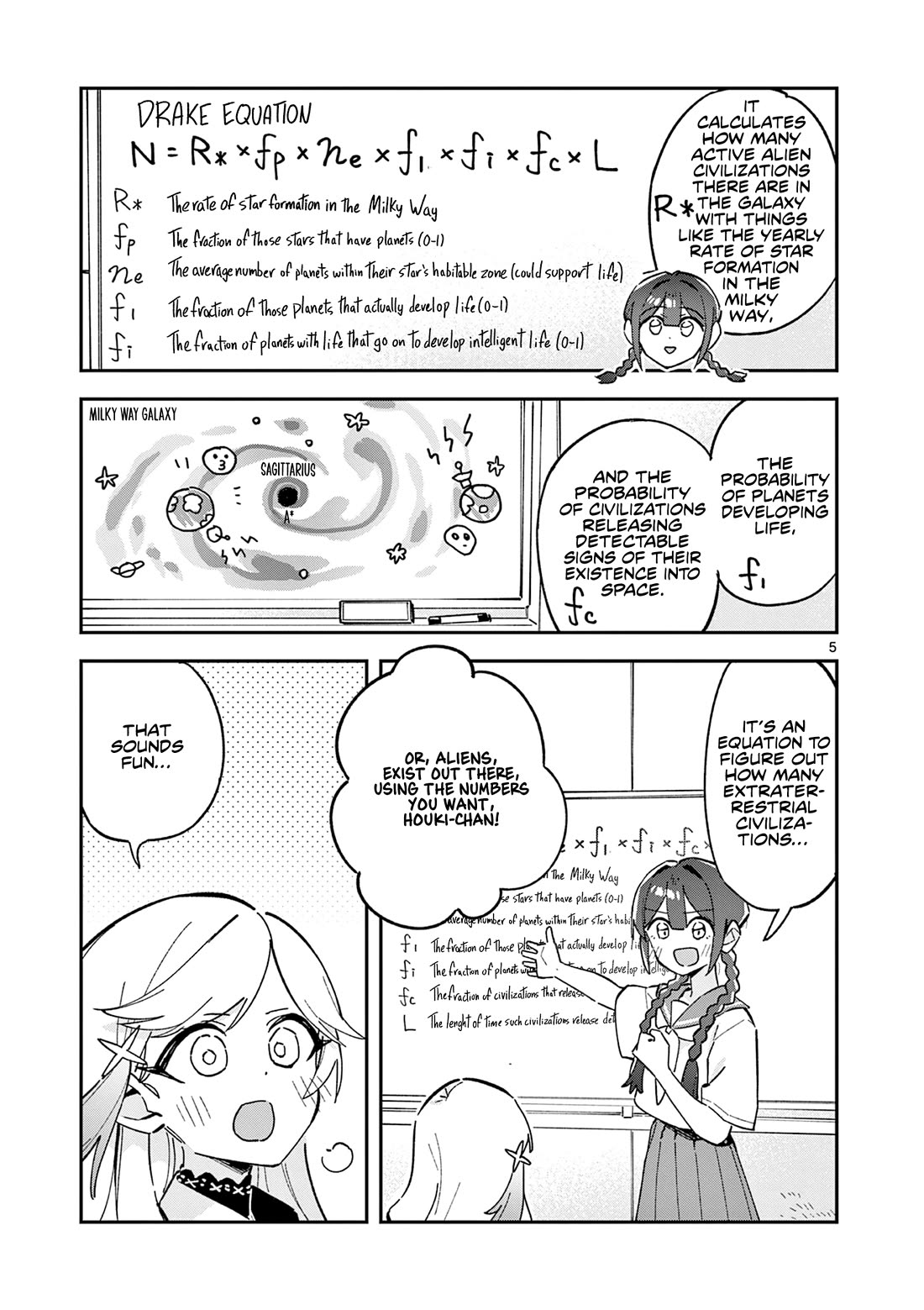 After School, We Wander in Space Chapter 52 page 5 - Chapter 52
