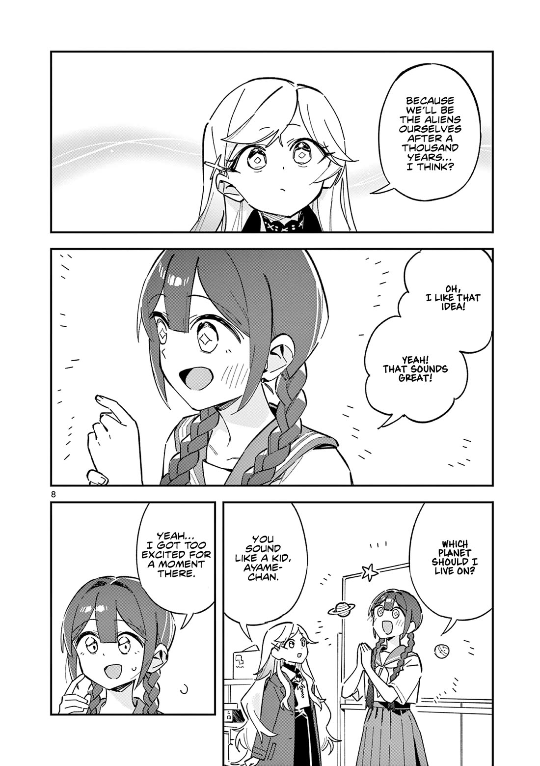 After School, We Wander in Space Chapter 52 page 8 - Chapter 52