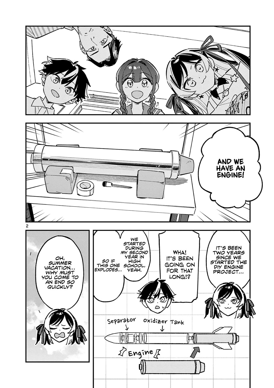 After School, We Wander in Space Chapter 53 page 2 - Chapter 53