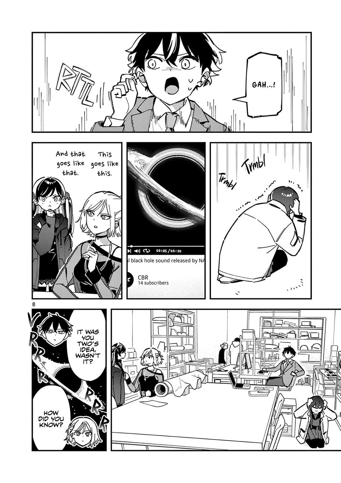 After School, We Wander in Space Chapter 7 page 8 - Chapter 7