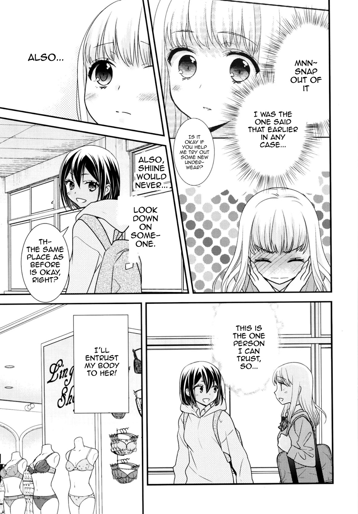 After School Chapter 9.5 page 10 - Chapter 9.5: After School - Lingerie Fitting