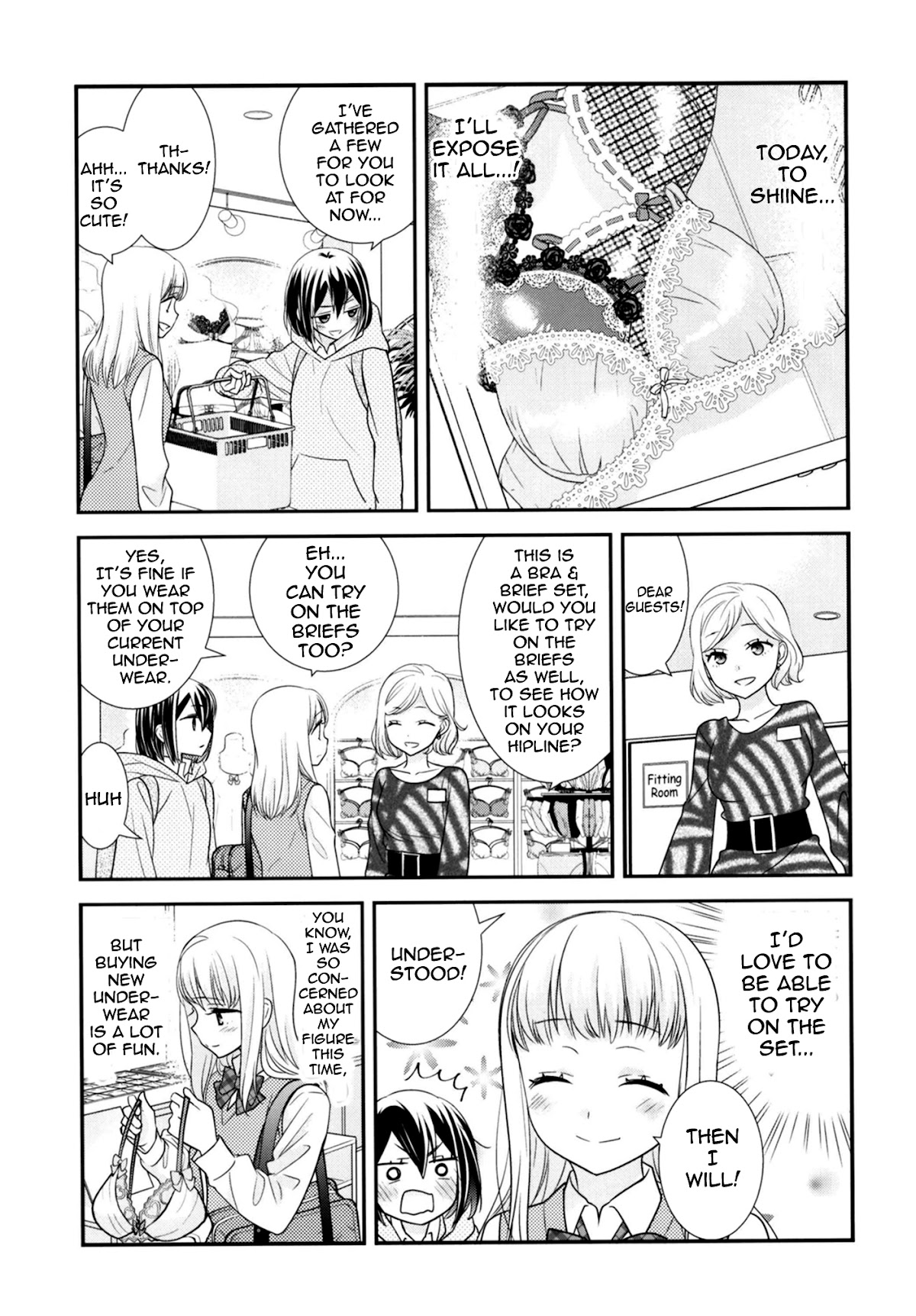After School Chapter 9.5 page 12 - Chapter 9.5: After School - Lingerie Fitting
