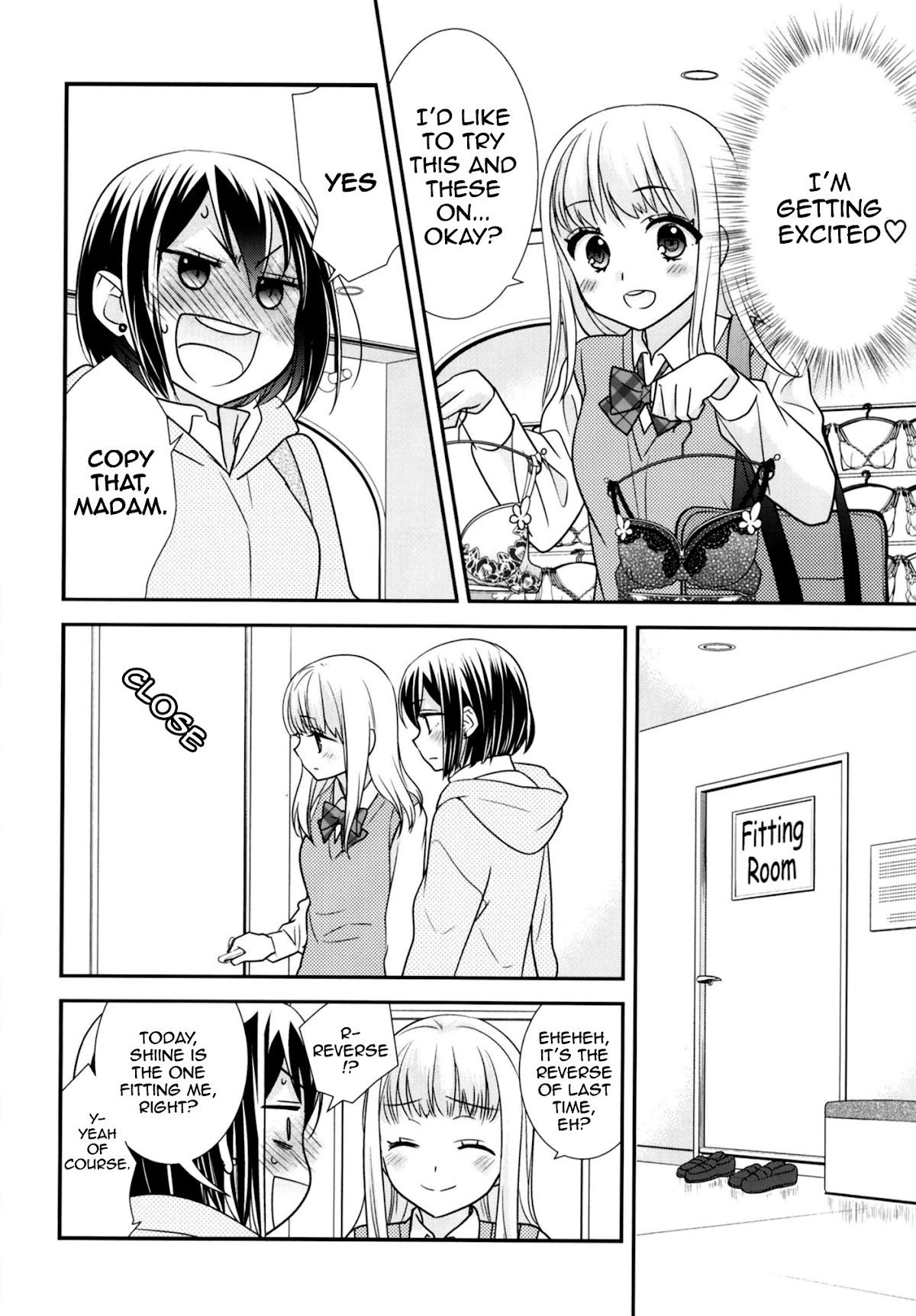 After School Chapter 9.5 page 13 - Chapter 9.5: After School - Lingerie Fitting