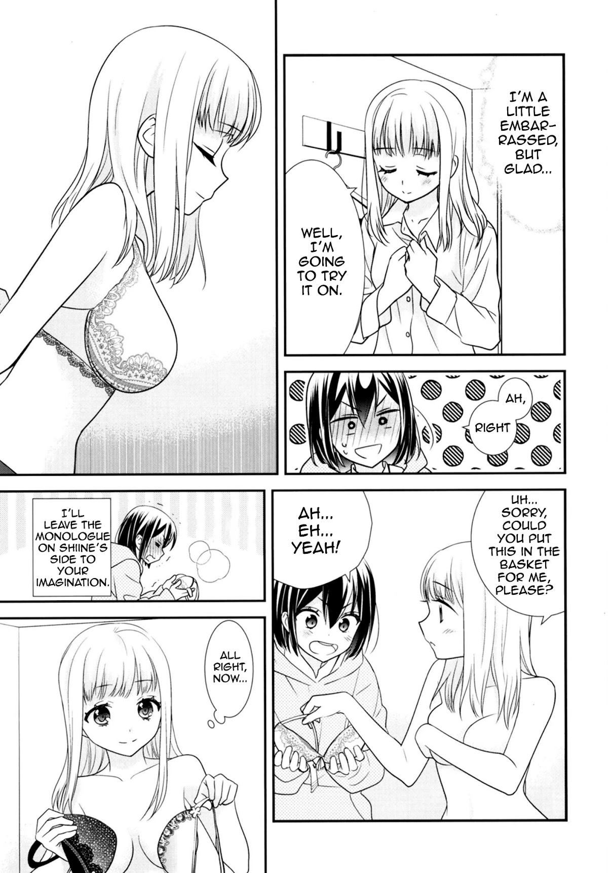 After School Chapter 9.5 page 14 - Chapter 9.5: After School - Lingerie Fitting