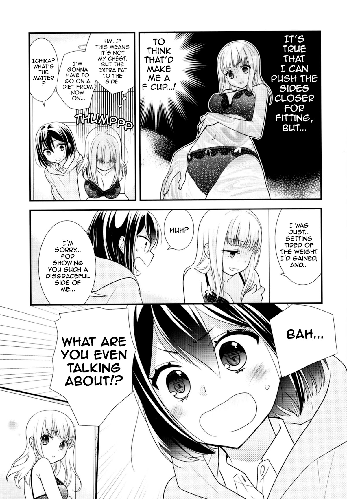 After School Chapter 9.5 page 18 - Chapter 9.5: After School - Lingerie Fitting