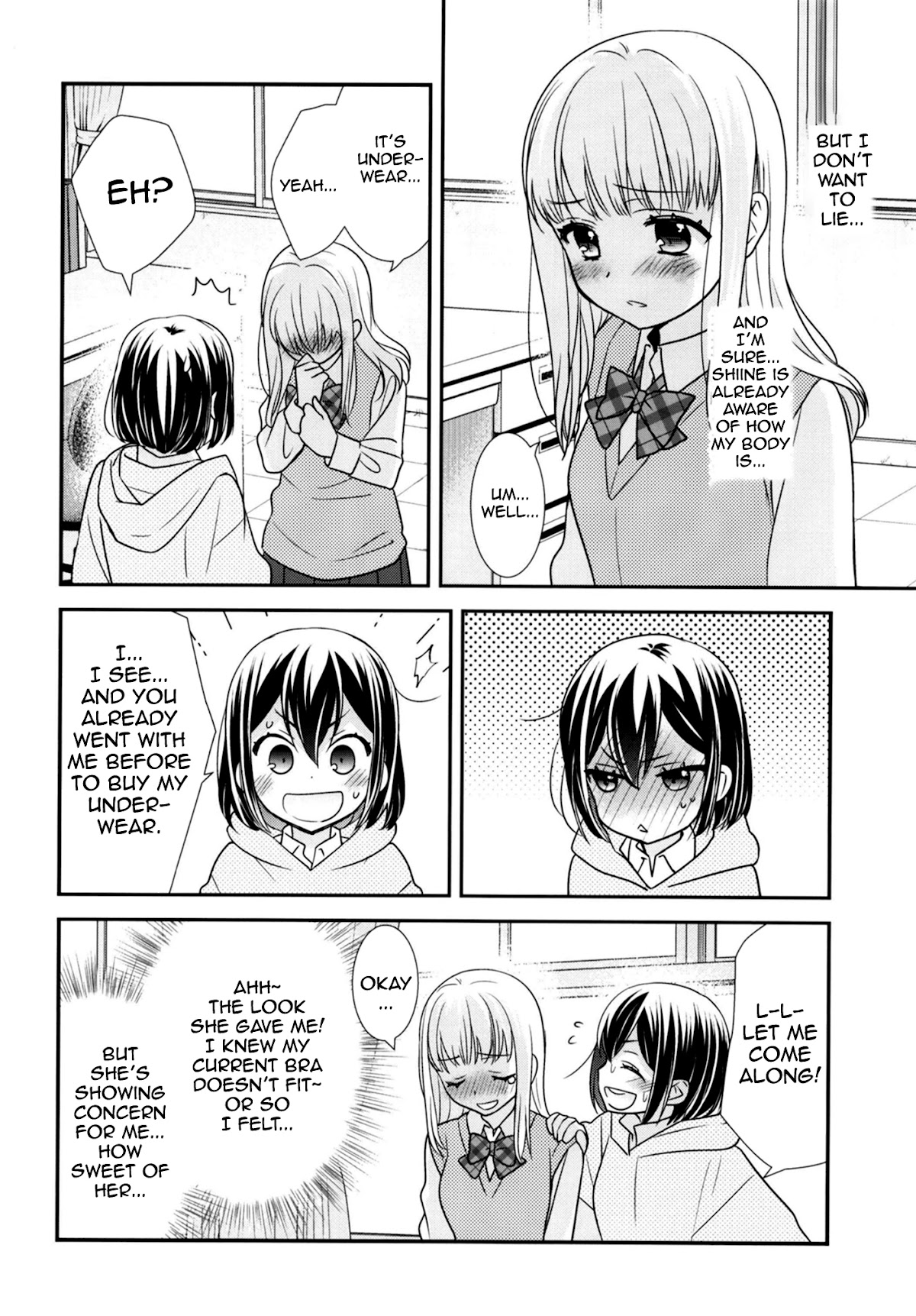 After School Chapter 9.5 page 9 - Chapter 9.5: After School - Lingerie Fitting
