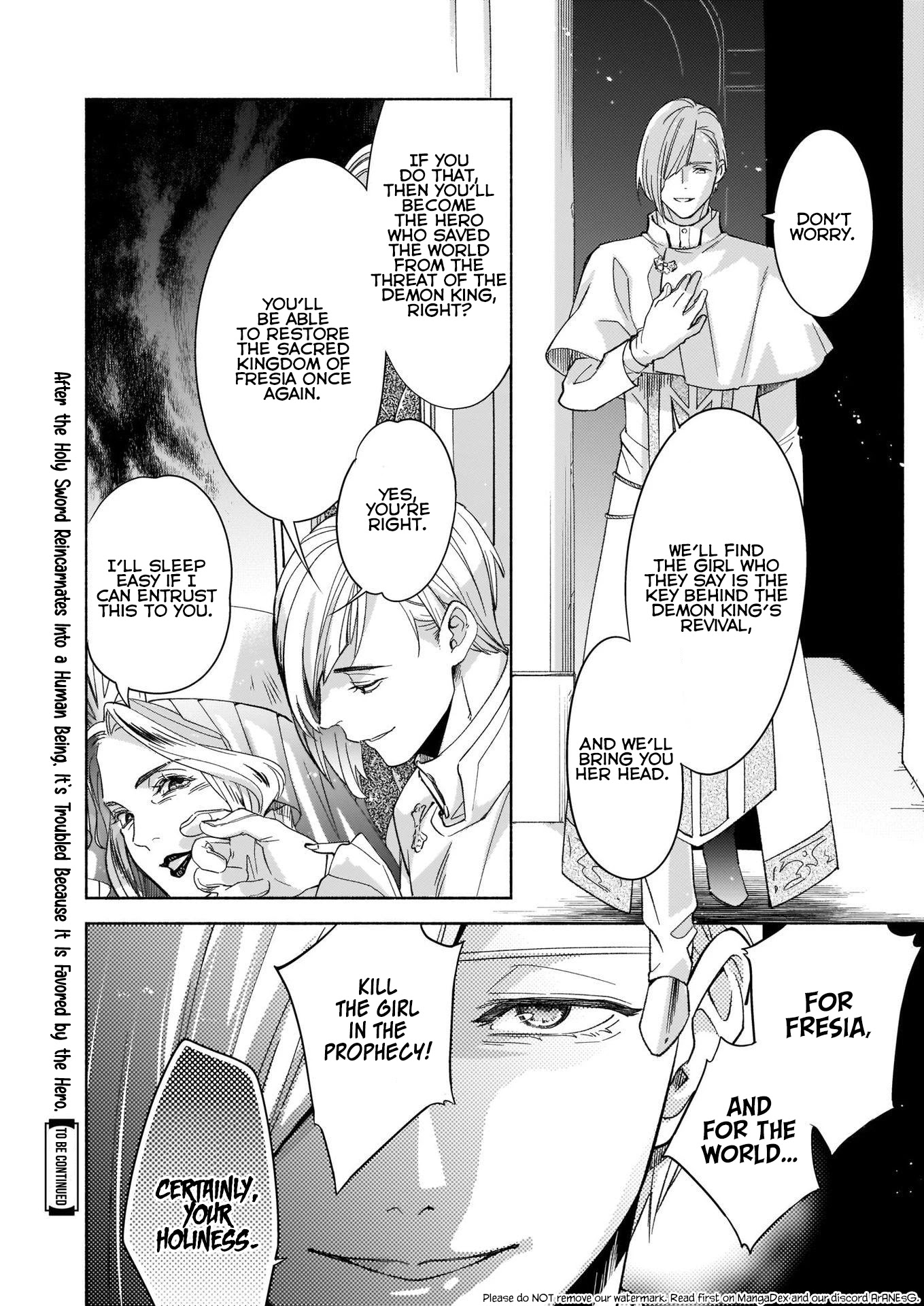 After the Holy Sword Reincarnates Into a Human Being, It’s Troubled Because It Is Favored by the Hero Chapter 2 page 24 - Chapter 2
