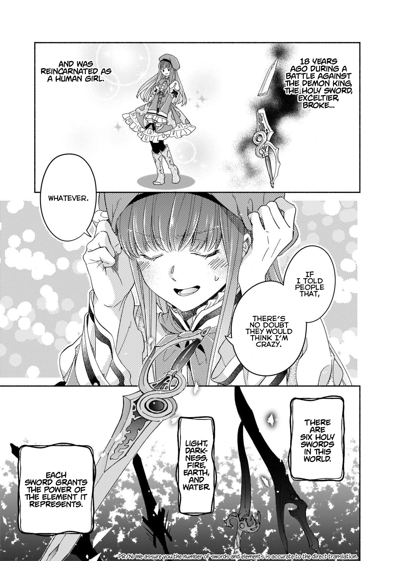 After the Holy Sword Reincarnates Into a Human Being, It’s Troubled Because It Is Favored by the Hero Chapter 2 page 3 - Chapter 2