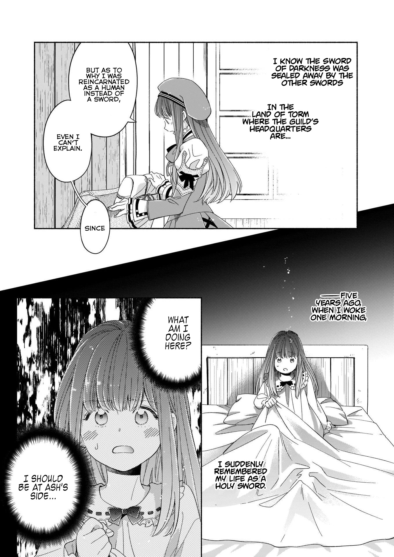 After the Holy Sword Reincarnates Into a Human Being, It’s Troubled Because It Is Favored by the Hero Chapter 2 page 5 - Chapter 2