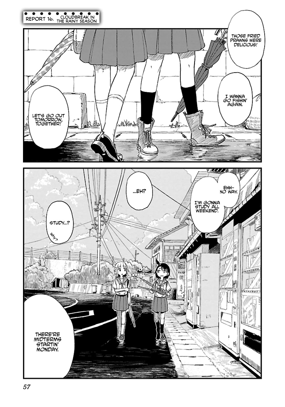 Afterschool Embankment Journal Chapter 16 page 1 - Chapter 16: Cloudbreak in the Rainy Season