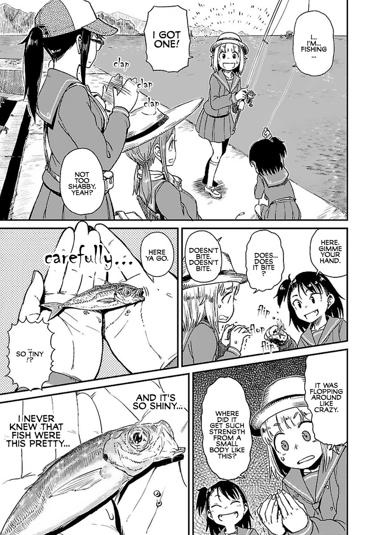Afterschool Embankment Journal Chapter 3 page 11 - Chapter 3: Ajigo "Baby Horse Mackerels"
