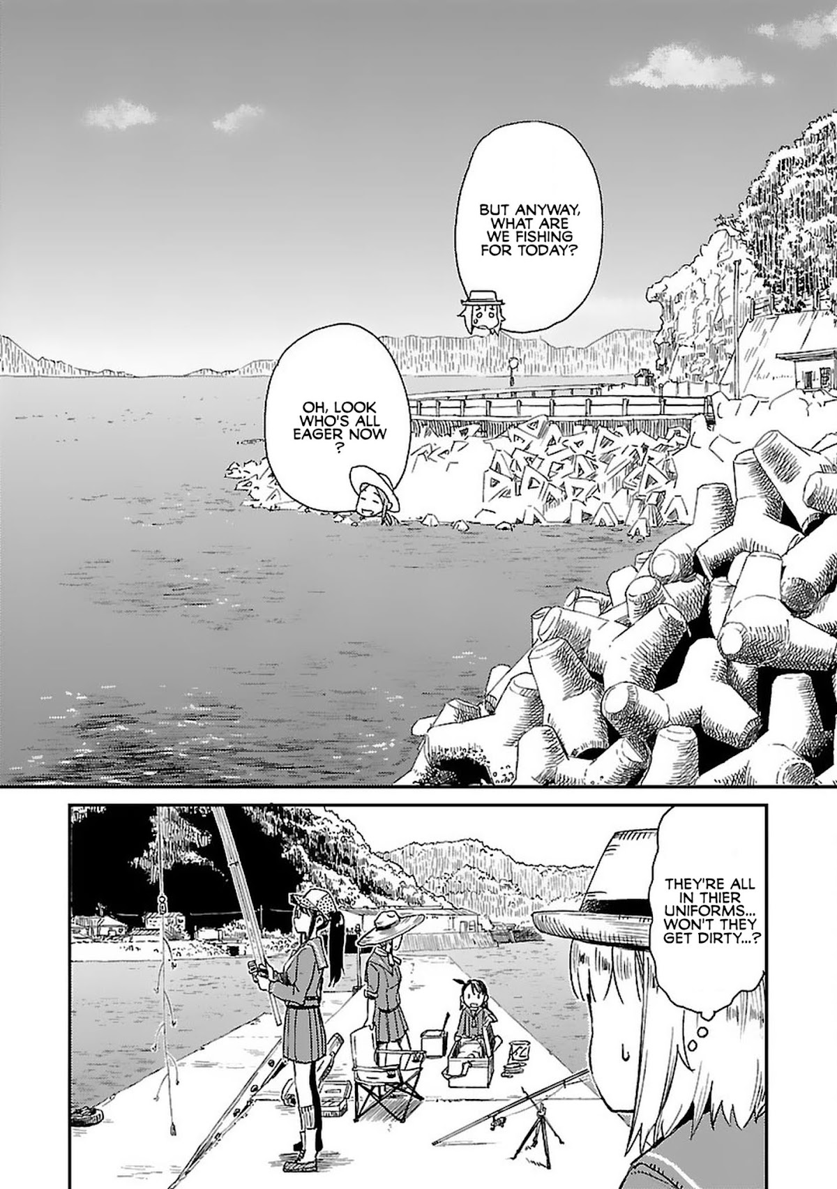 Afterschool Embankment Journal Chapter 3 page 3 - Chapter 3: Ajigo "Baby Horse Mackerels"