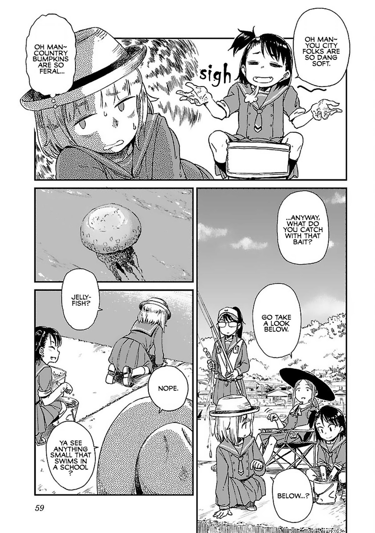 Afterschool Embankment Journal Chapter 3 page 5 - Chapter 3: Ajigo "Baby Horse Mackerels"
