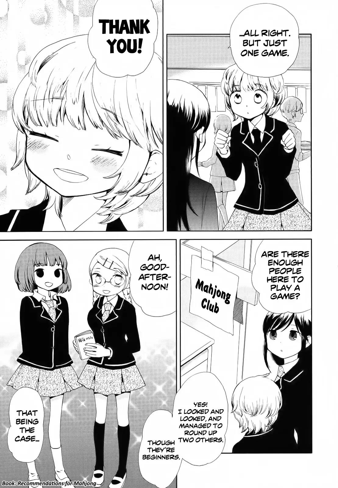Afterschool Girl Chapter 1.2 page 9 - Vol.1 Chapter 2: The All Girls' Mahjong Club Is Doing Club Activities! (Hakamada Mera)