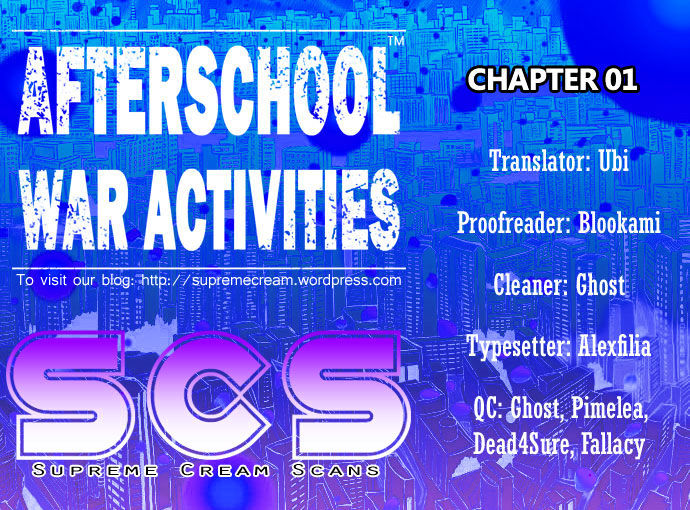 Afterschool War Activities Chapter 1 page 1 - Chapter 1 : That Day