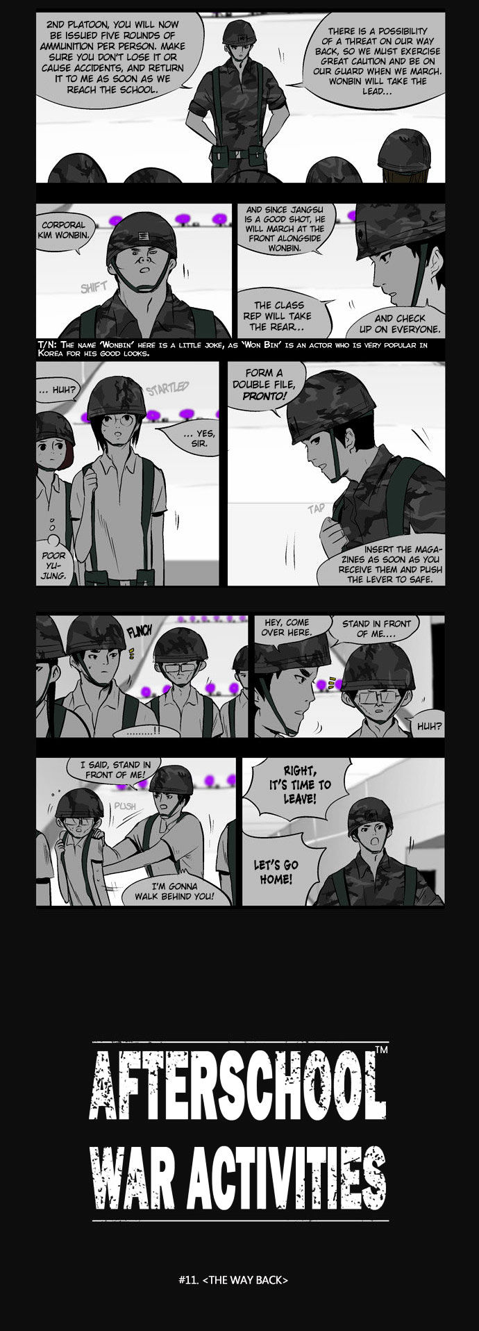 Afterschool War Activities Chapter 11 page 5 - Chapter 11 : The Way Back
