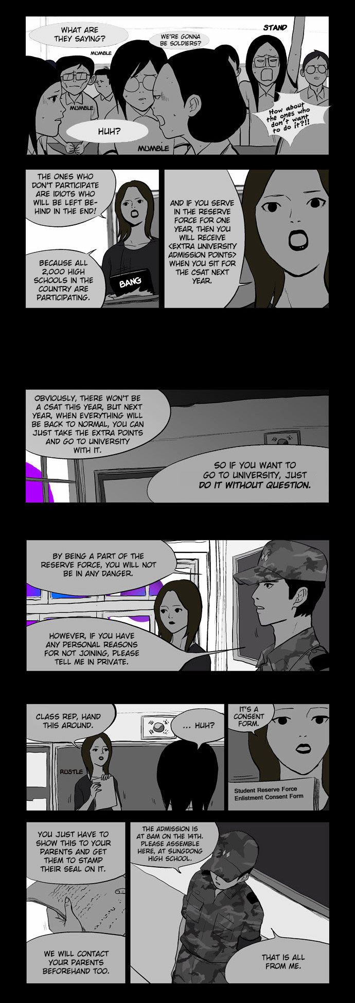 Afterschool War Activities Chapter 2 page 3 - Chapter 2 : Admission