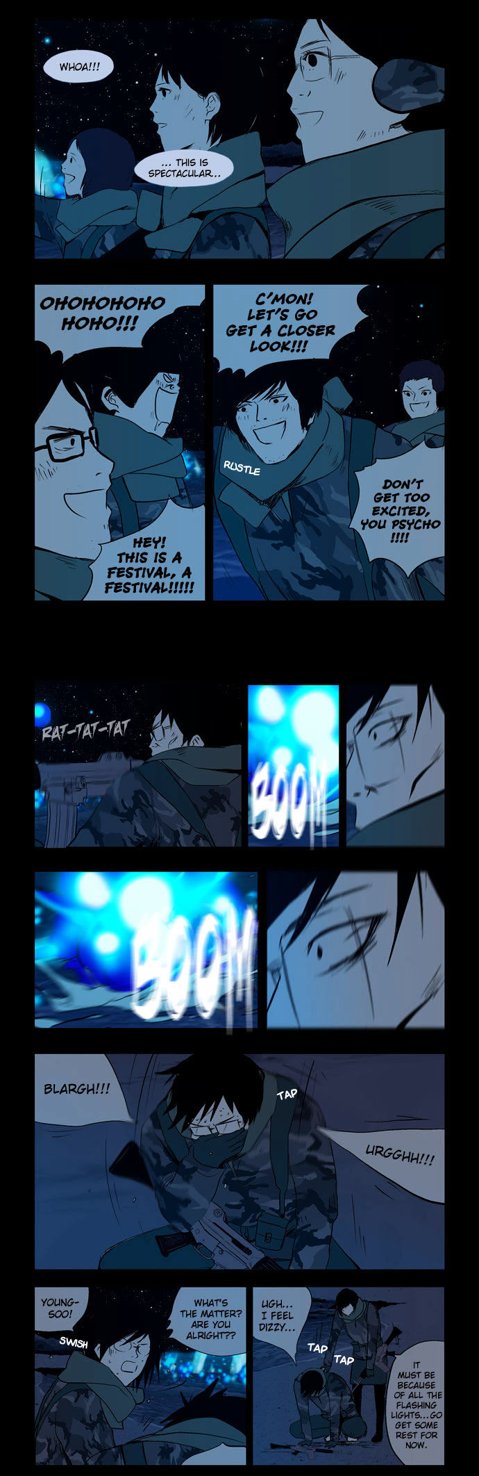 Afterschool War Activities Chapter 46 page 3 - Chapter 46 : Coastline Search Operation (4)