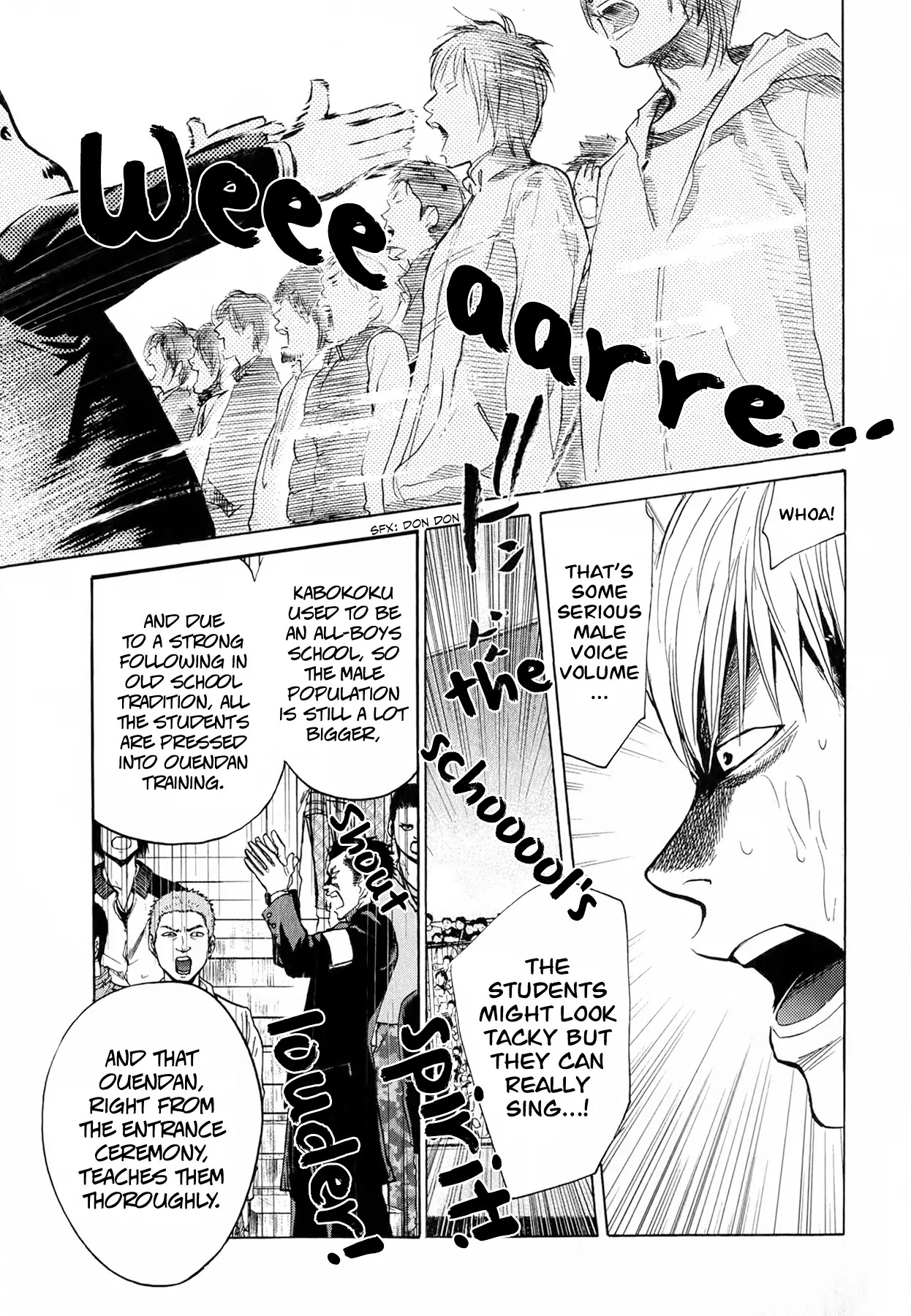 Again!! Chapter 48 page 16 - Chapter 48: Ouen Sentai Henjin Five!