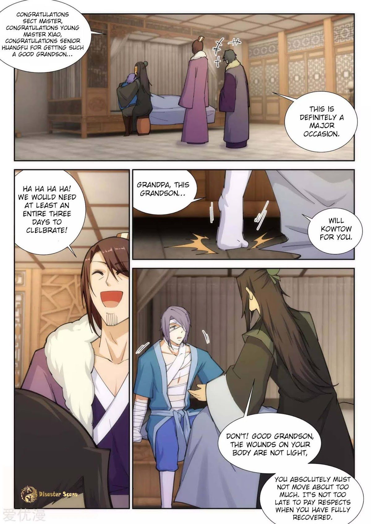 Against the Gods Chapter 80 page 9 - Chapter 80 - Good Grandson!