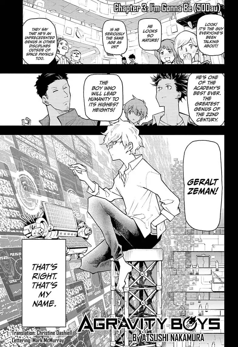Agravity Boys Chapter 3 page 1 - Chapter 3: I'm Gonna Be (500au)