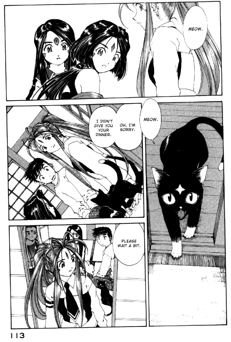 Ah! My Goddess Chapter 133 page 27 - Chapter 133: Longer Legs,Stretching,and a Cat