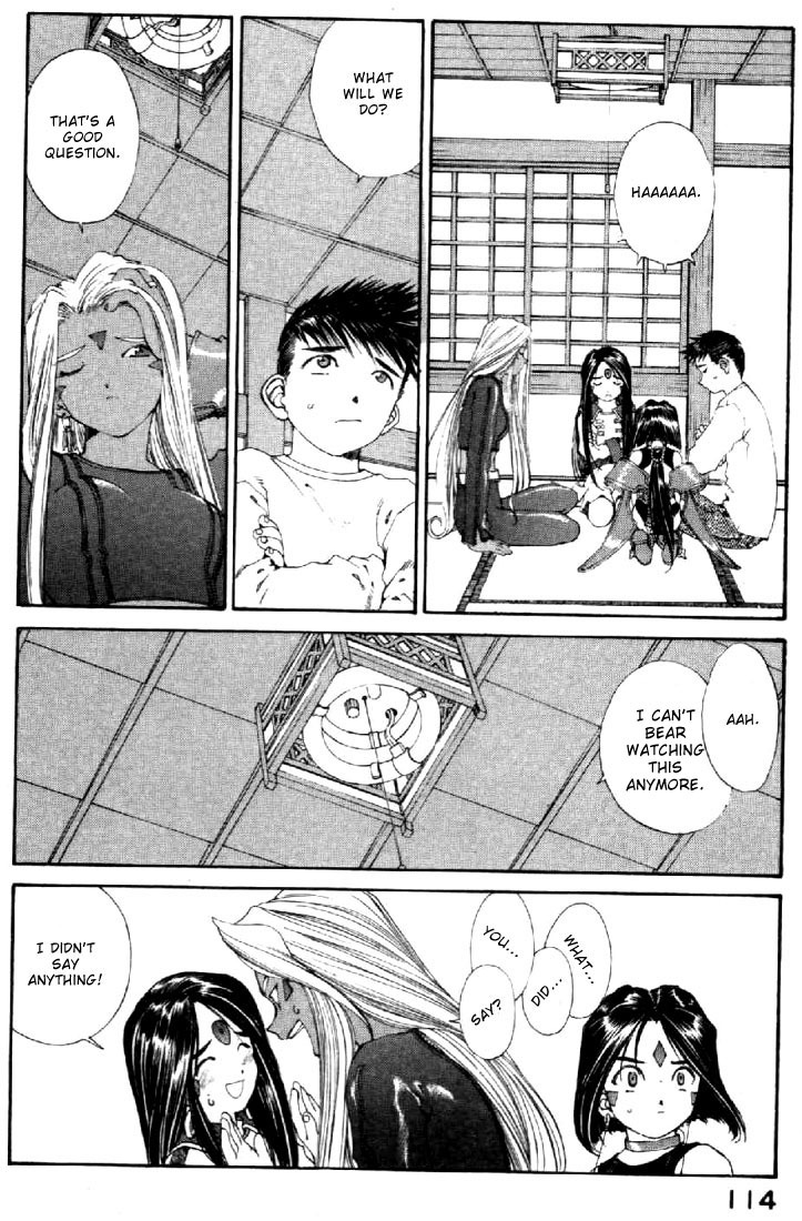 Ah! My Goddess Chapter 133 page 28 - Chapter 133: Longer Legs,Stretching,and a Cat