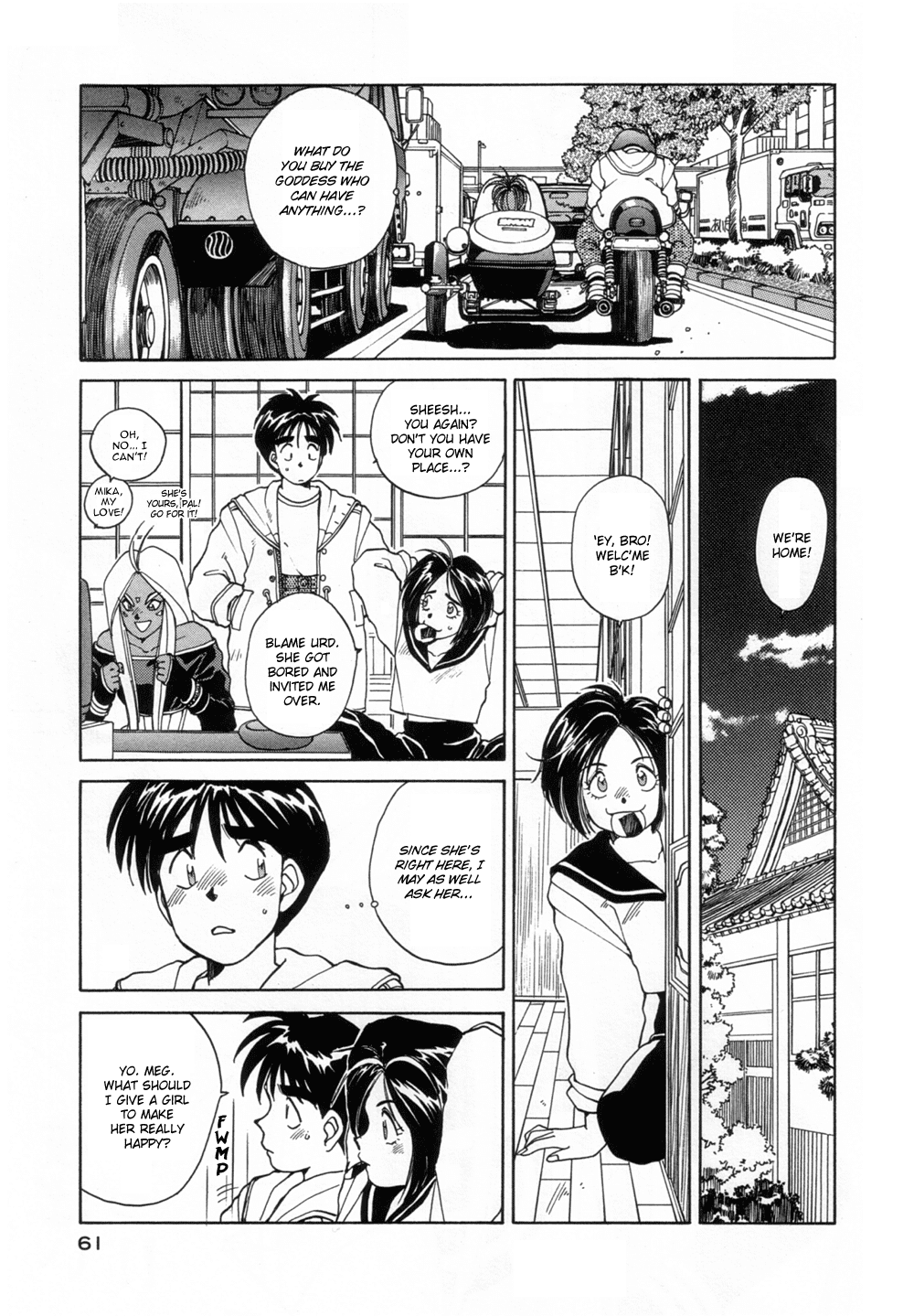 Ah! My Goddess Chapter 16 page 4 - Chapter 16: What Belldaby Wants Most