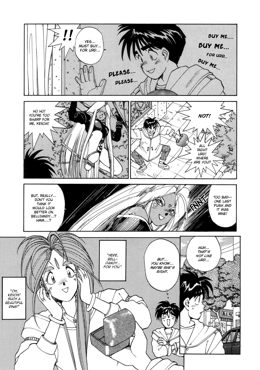 Ah! My Goddess Chapter 16 page 8 - Chapter 16: What Belldaby Wants Most
