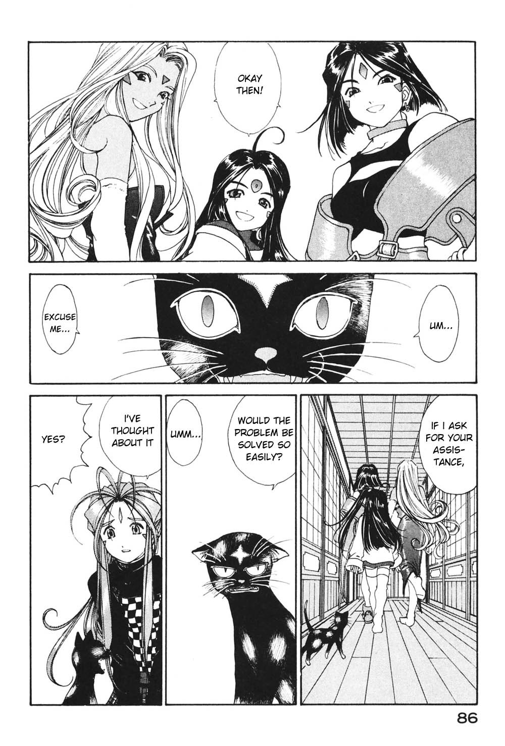 Ah! My Goddess Chapter 180 page 10 - Chapter 180: The Polka-Dotted Cat and the Magic Broom