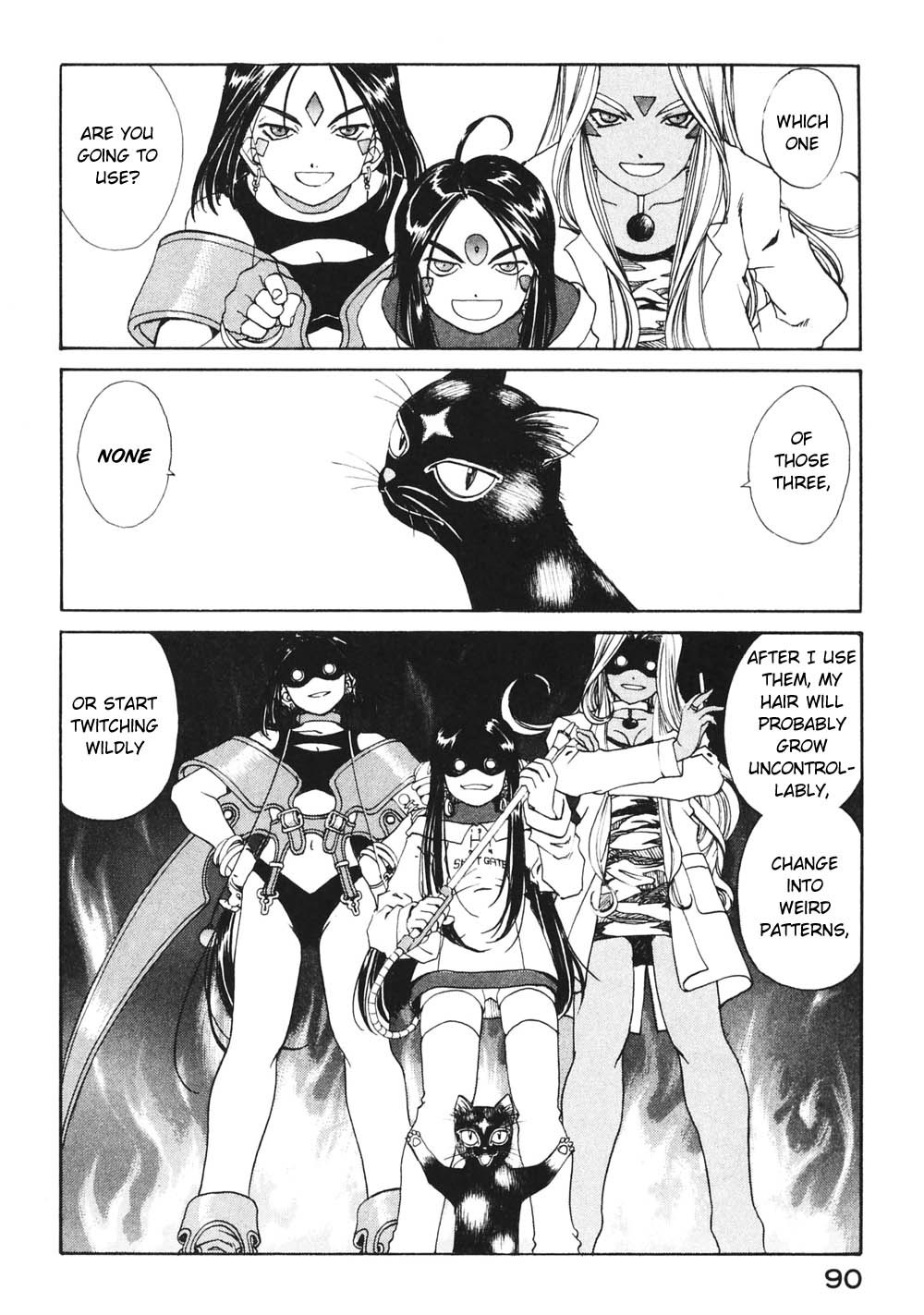 Ah! My Goddess Chapter 180 page 14 - Chapter 180: The Polka-Dotted Cat and the Magic Broom