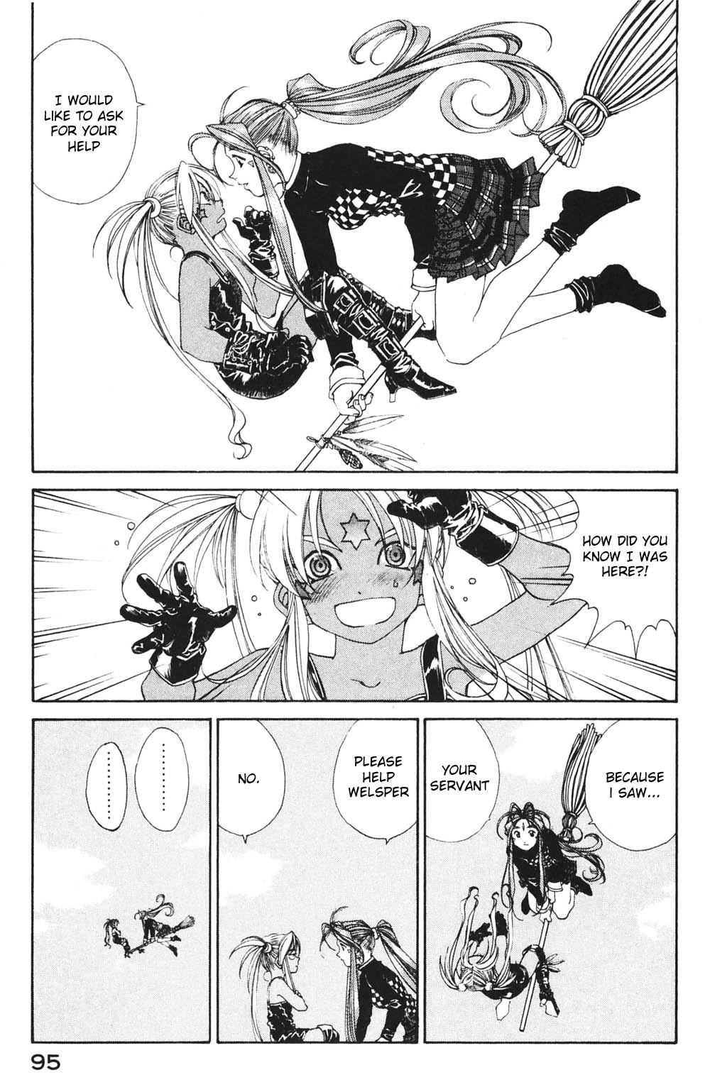 Ah! My Goddess Chapter 180 page 19 - Chapter 180: The Polka-Dotted Cat and the Magic Broom
