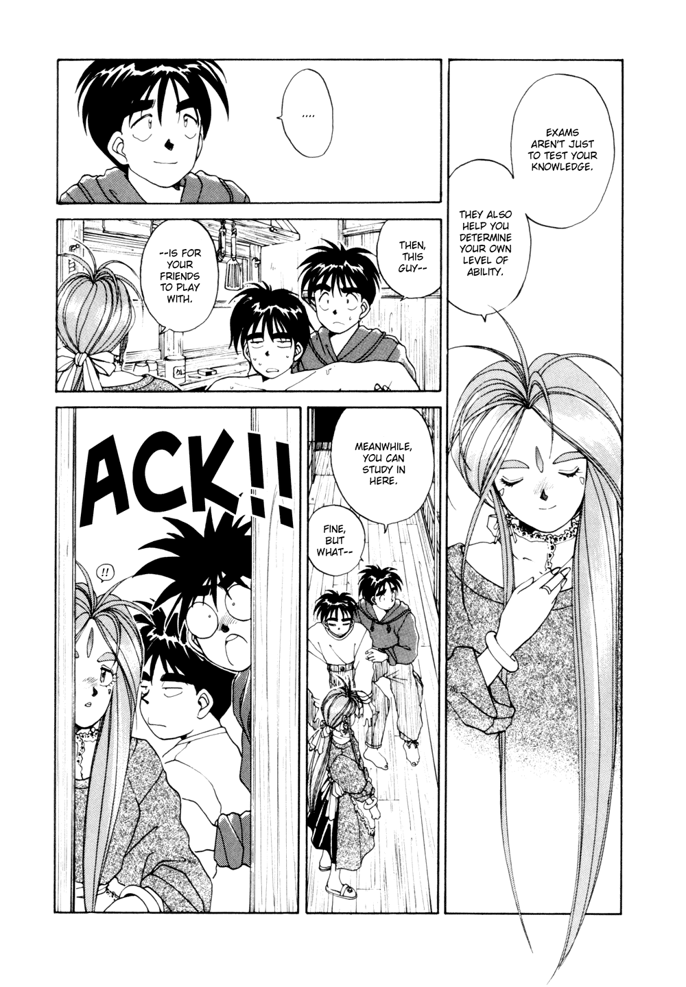 Ah! My Goddess Chapter 19 page 12 - Chapter 19: I Want to Take the Exam!